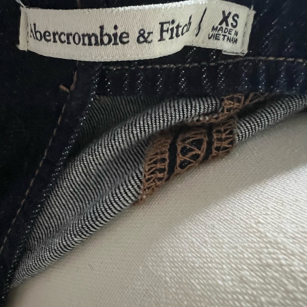 Abercrombie & Fitch Dark Blue Denim Dress - Picture 6 of 6